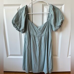 Light green babydoll dress